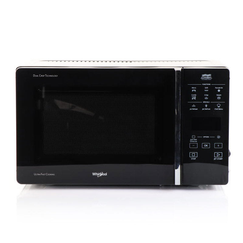 Whirlpool 25L Freestanding CrispFry Microwave & Grill In Black (MWCF25BK)