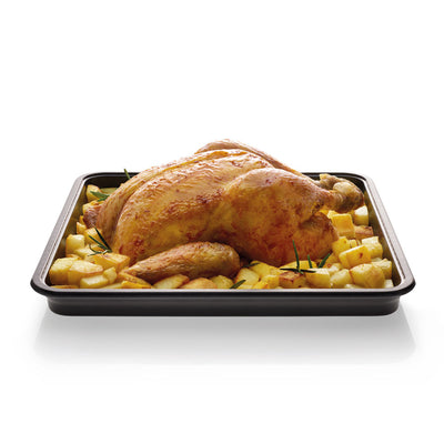 Whirlpool 30L 800W Crisp & Grill Flatbed Microwave with Inverter Technology In Black (MWF427BL)