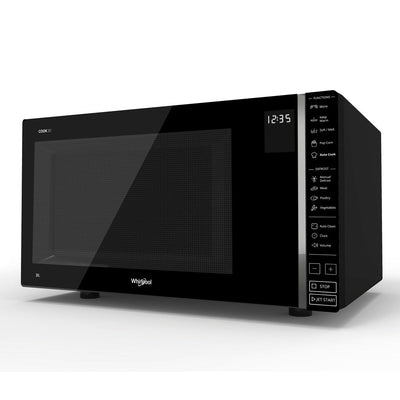 Whirlpool 30L 900W Solo Microwave In Black (MWP301B)