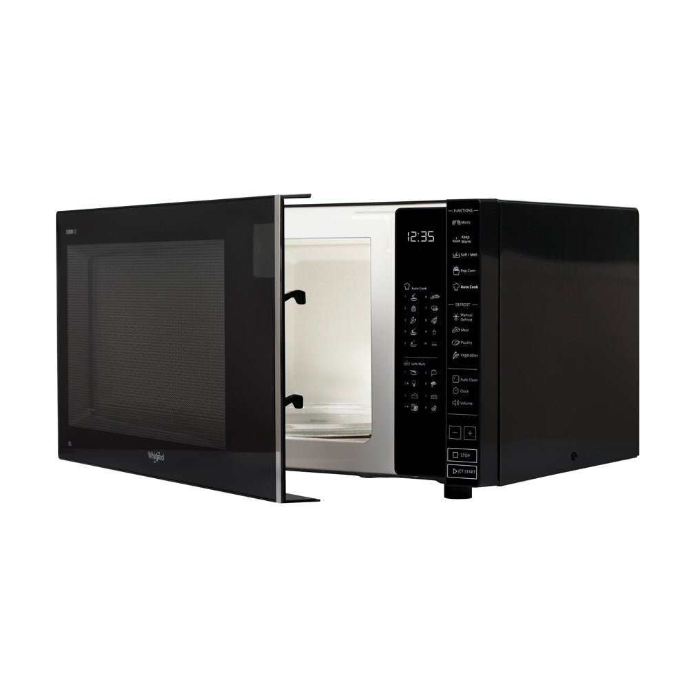 Whirlpool 30L 900W Solo Microwave In Black (MWP301B)
