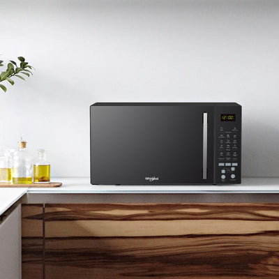 Whirlpool 38L Freestanding Solo Microwave in Black (MWP381SB)
