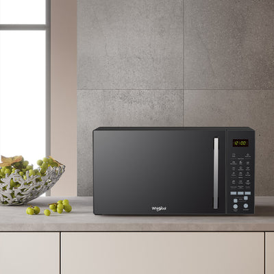 Whirlpool 38L Freestanding Solo Microwave in Black (MWP381SB)