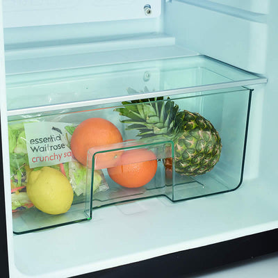 Husky 112L Solid Door Retro Style Bar Fridge in Black (HUS-RETRO112BLK.1)