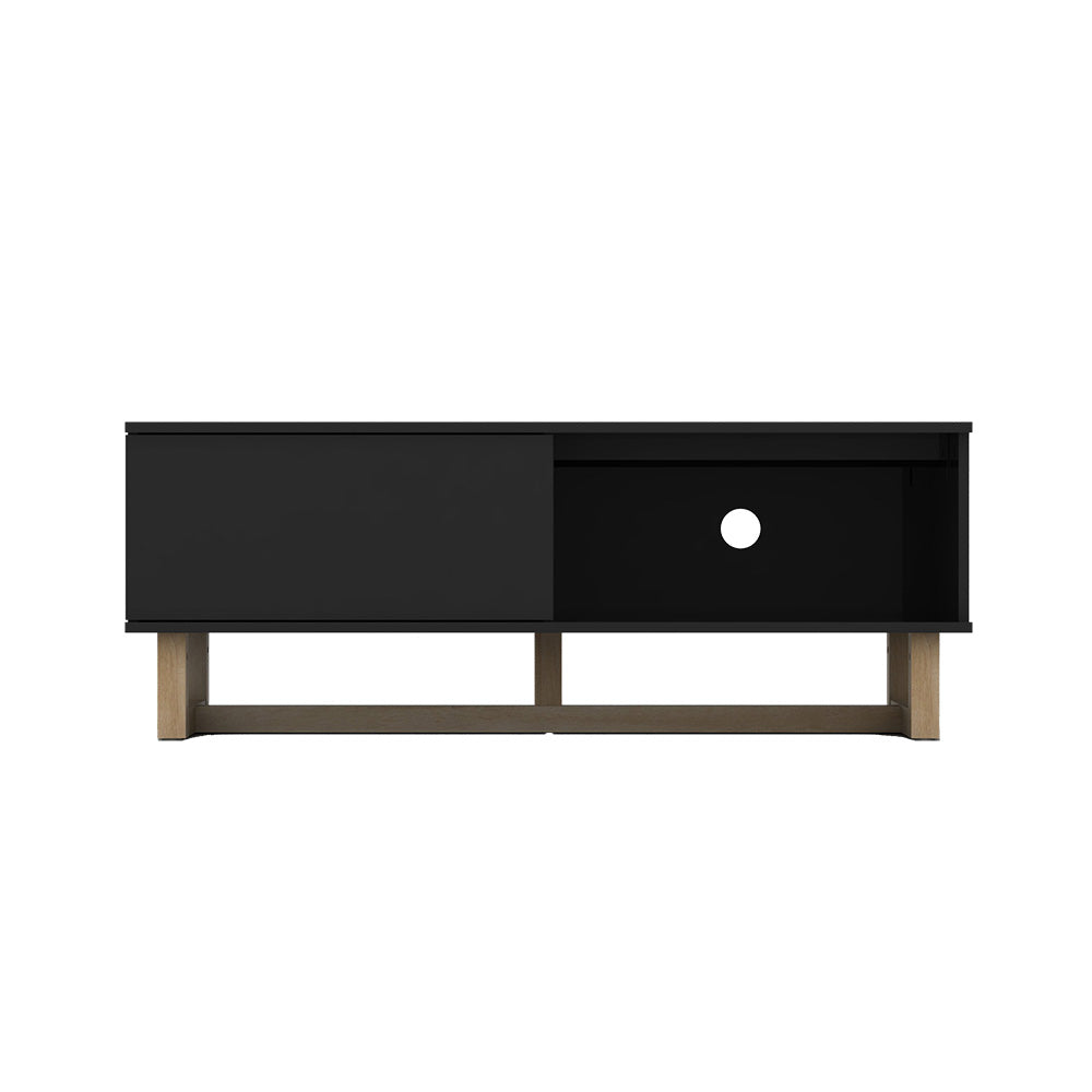 AVS 1200mm Raze Modular TV Stand in Gloss Black With Oak Legs (RZ1200BO)