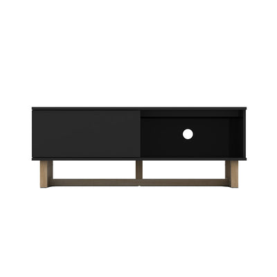 AVS 1200mm Raze Modular TV Stand in Gloss Black With Oak Legs (RZ1200BO)