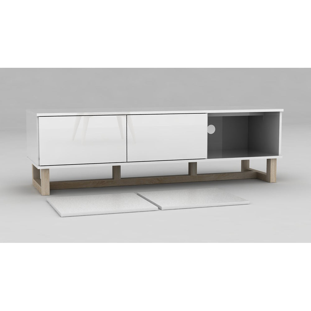 AVS 1500mm Raze Modular TV Stand in Gloss White (RZ1500WO)