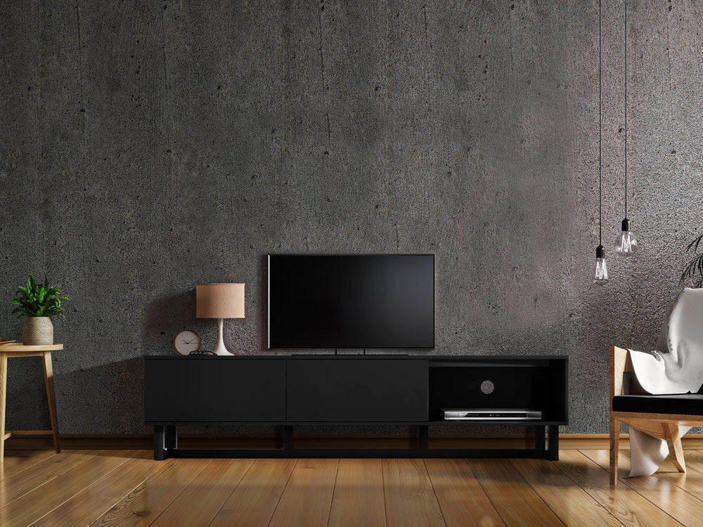 AVS 1800mm Raze Modular TV Stand in Gloss Black (RZ1800BB) – Arisit
