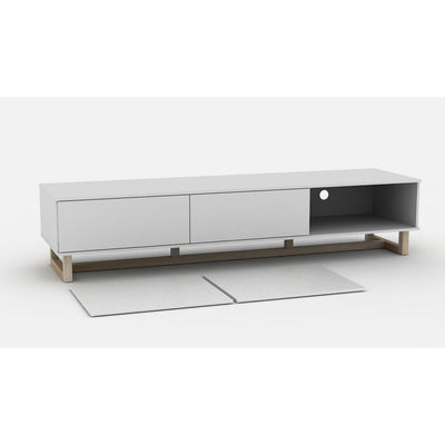 AVS 2100mm Raze Modular TV Stand in Gloss White (RZ2100WO)