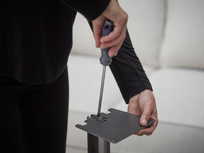 Sanus Wireless Single Speaker Stand Designed For Sonos Play:5 In Black (WSS52-B2)