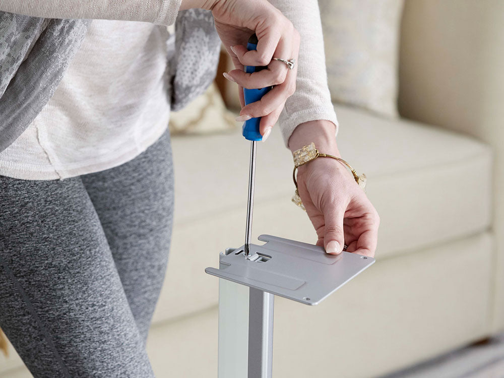 Sanus Wireless Single Speaker Stand Designed For Sonos Play:5 In White (WSS52-W2)