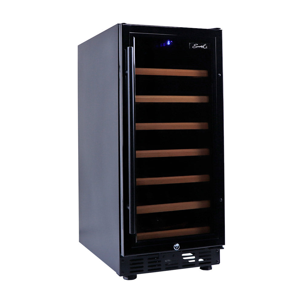 Smart 80L Single Zone Wine Fridge in Black (SMAWC33SN)