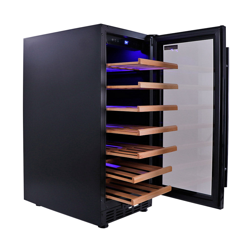 Smart 80L Single Zone Wine Fridge in Black (SMAWC33SN)