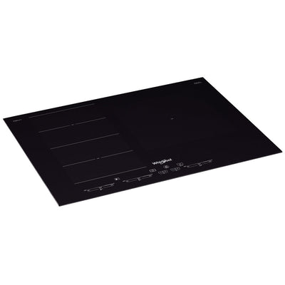 Whirlpool 65cm 3 Zone iXelium Black Glass Induction Cooktop Hob (SMC653FBTIXL)