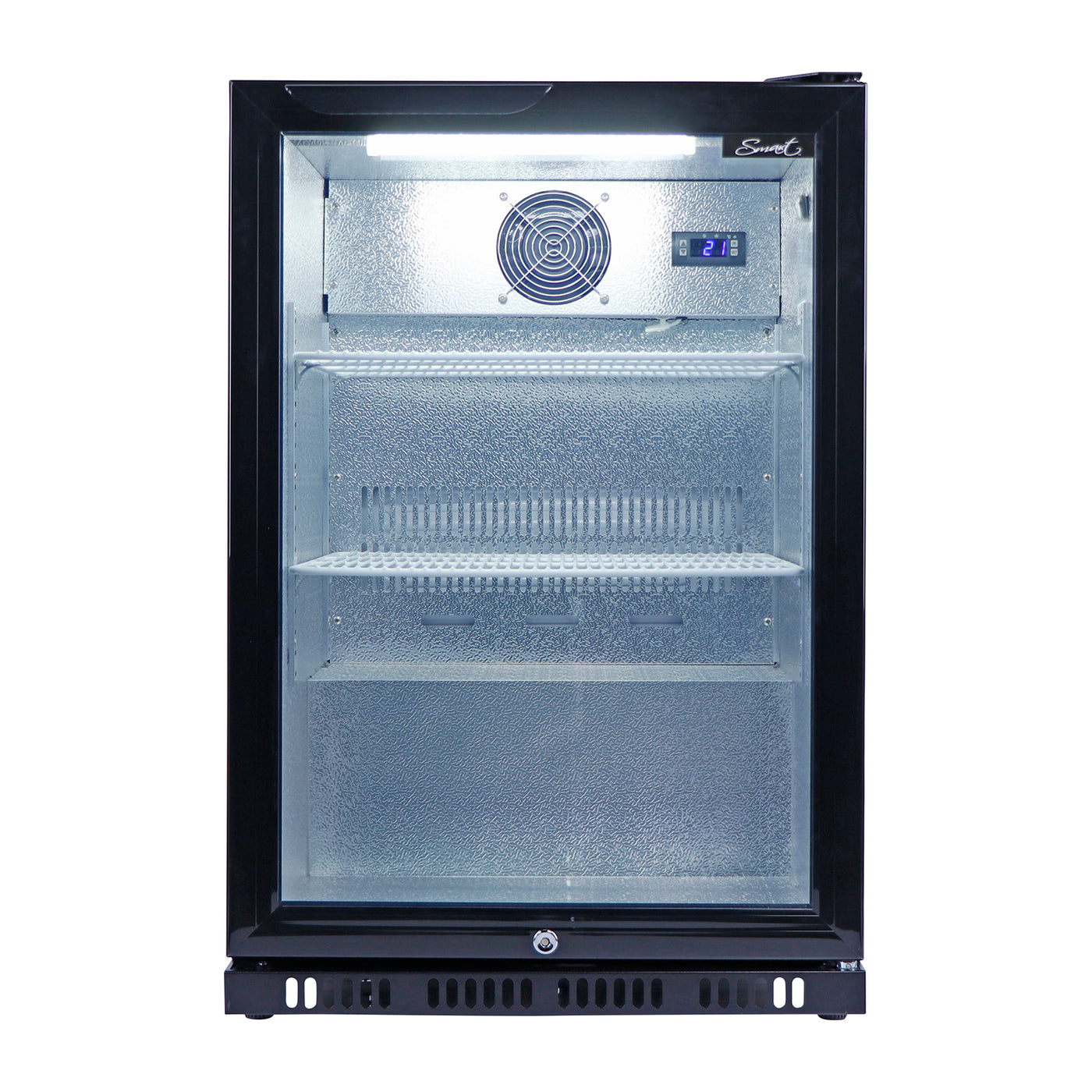 Smart 118L Drinks Chiller With Single Glass Door in Black (SMH1840BLK)