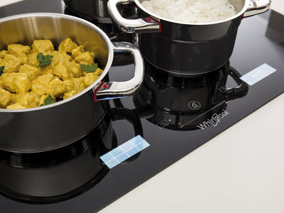 Whirlpool 65cm 8 Zone Full-Flexi Induction Cooktop Hob With Assisted Display (SMP658CNEIXL)