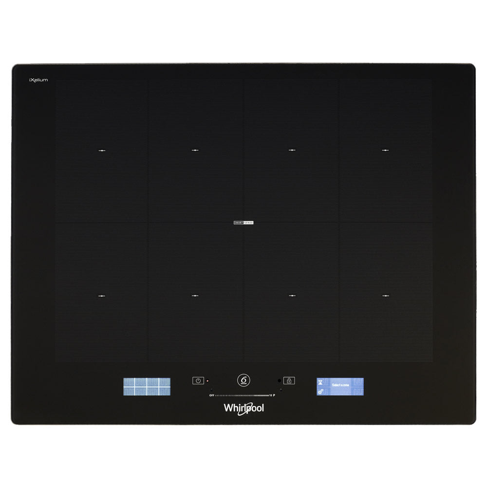 Whirlpool 65cm 8 Zone Full-Flexi Induction Cooktop Hob With Assisted Display (SMP658CNEIXL)