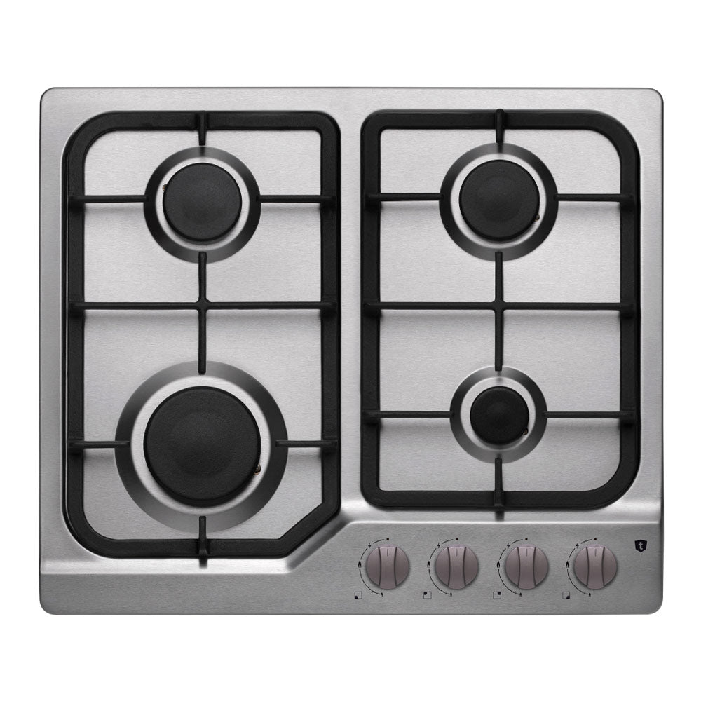 Tisira 60cm 4 Burner Stainless Steel Gas Cooktop (TGF61)