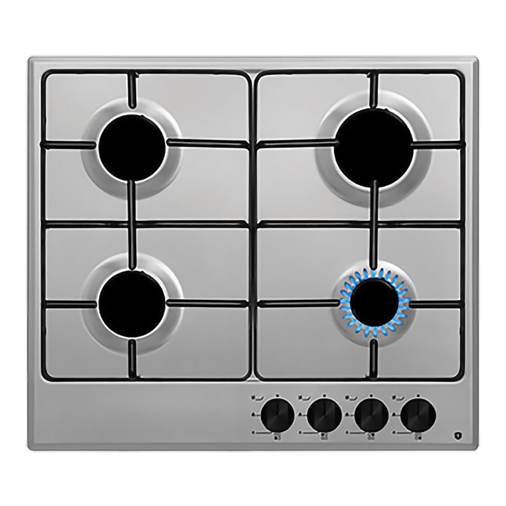 Tisira 60cm 4 Burner Stainless Steel Gas Cooktop (TGF63E)