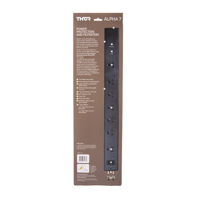 Thor Alpha 7-Outlet Surge Protected Power Board (A7)