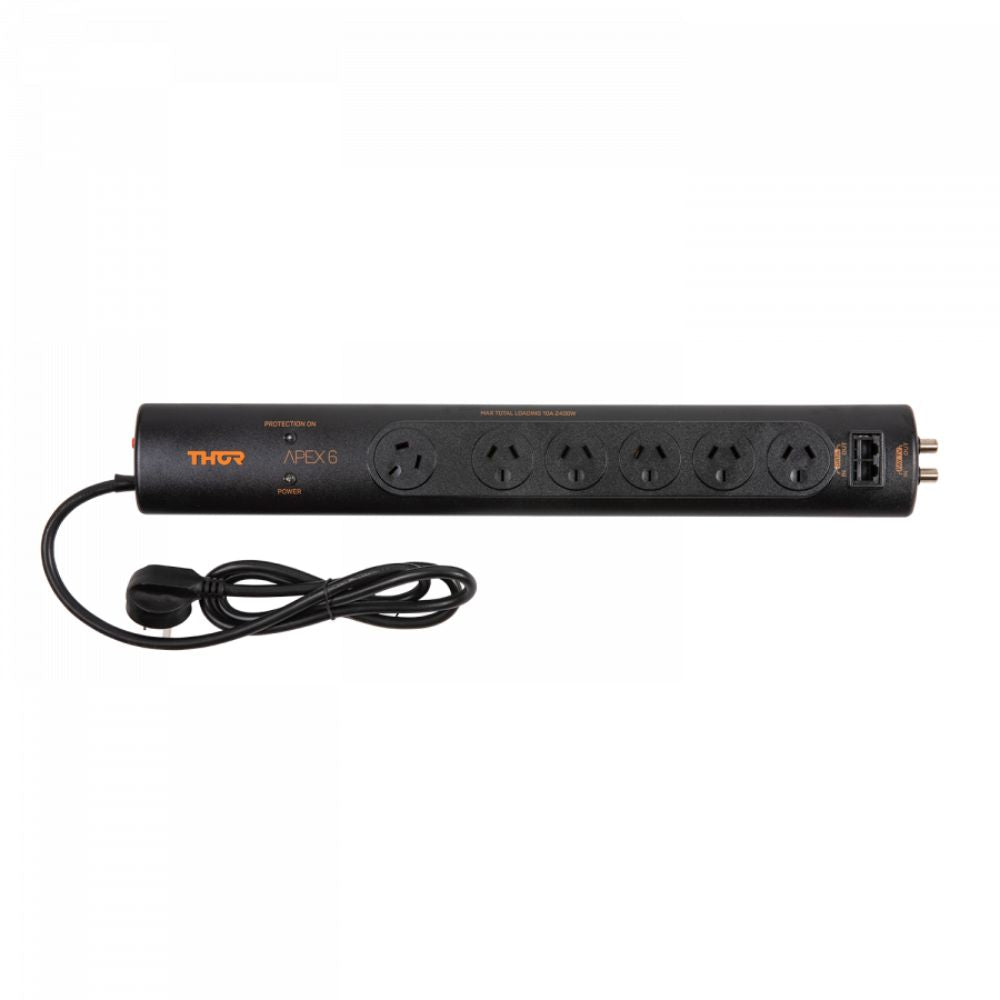 Thor 6 Outlet Surge Protector With Apex Filtration (D6+)