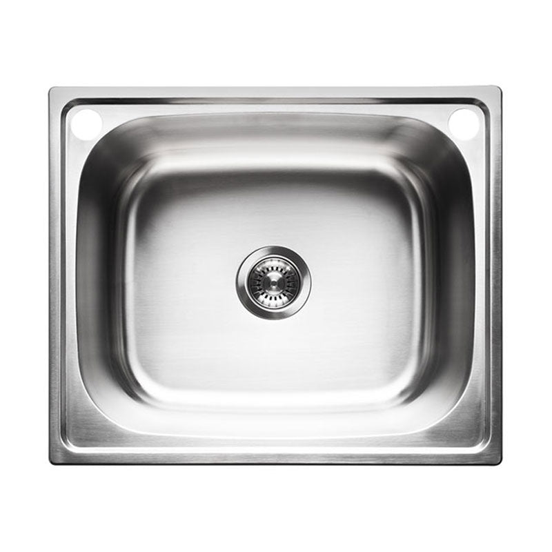 Tisira 60cm Single Bowl Laundry Tub Sink in Stainless Steel (TLLE50)