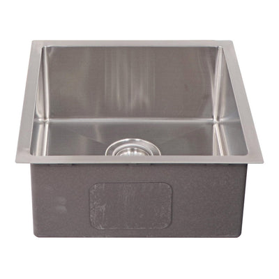 Tisira 45cm Single Bowl Stainless Steel Kitchen/Laundry Sink (TSSR451)