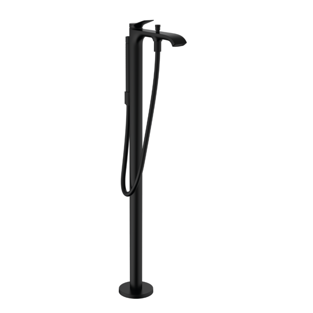 Hansgrohe Single Lever Floor-Standing Bath Mixer Tap in Matt Black (75445679) - PRE-ORDER