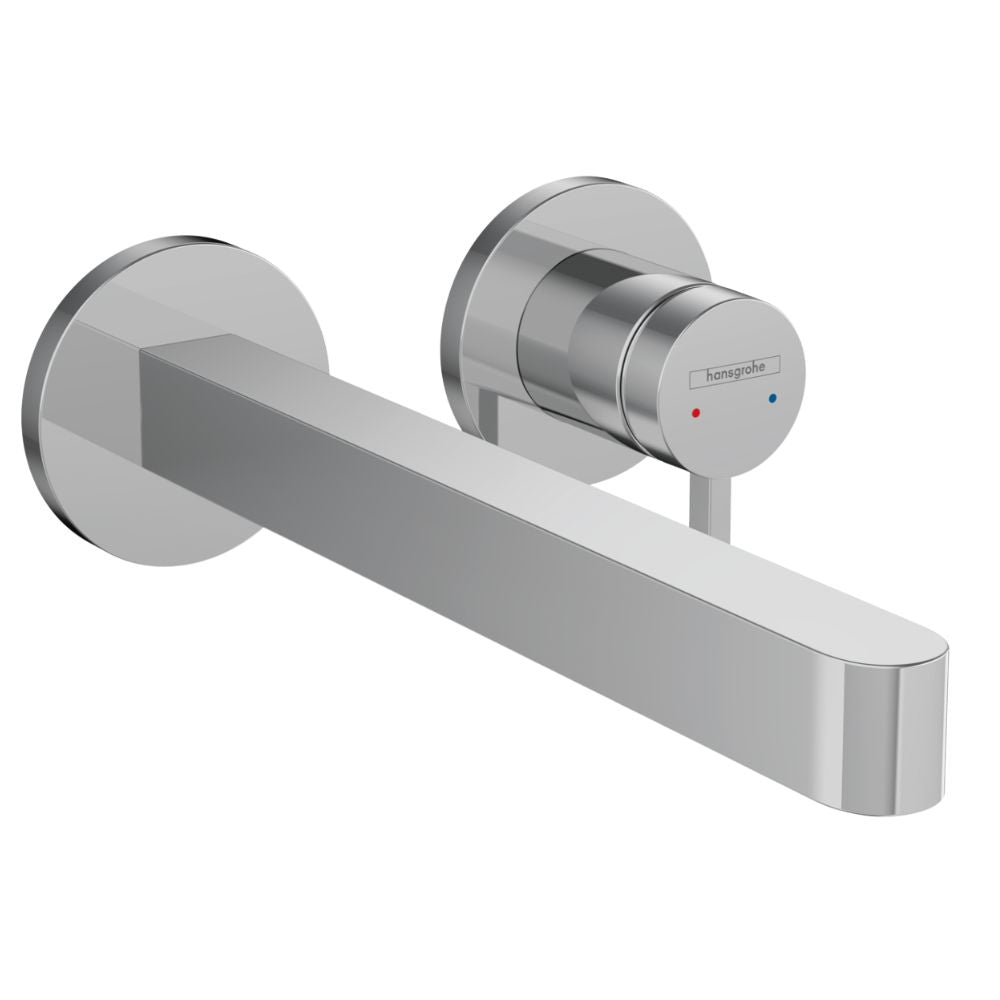 Hansgrohe Finoris Wall-Mounted Bathroom Basin Mixer Tap in Chrome (76050000) - PRE-ORDER