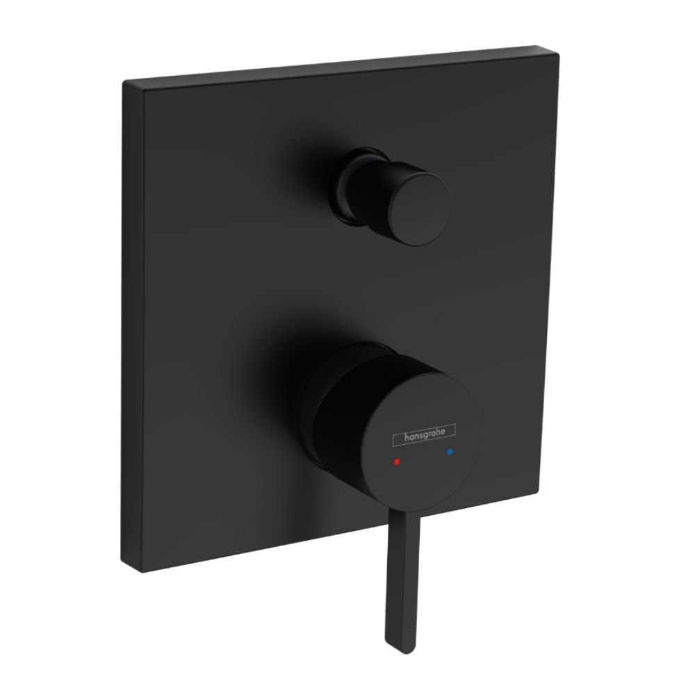 Hansgrohe Finoris Bathroom Mixer for Concealed Installation in Matt Black (76415673) - PRE-ORDER