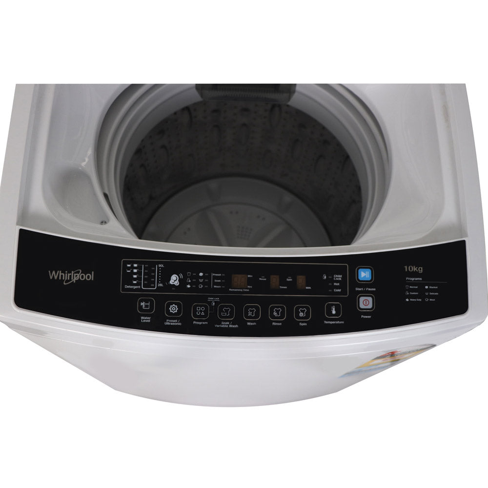 Whirlpool 10kg 73L 7 Program Top Load Washer (WB10037)