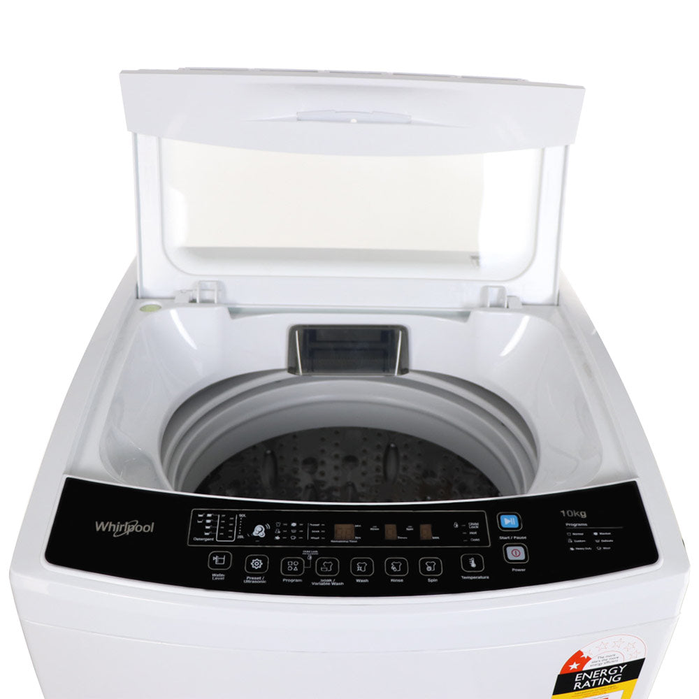 Whirlpool 10kg 73L 7 Program Top Load Washer (WB10037)