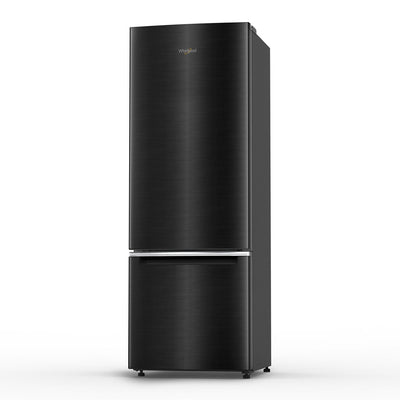 Whirlpool 290L Bottom Mount Fridge/Freezer in Dark Stainless Steel (WB3260IUBL)