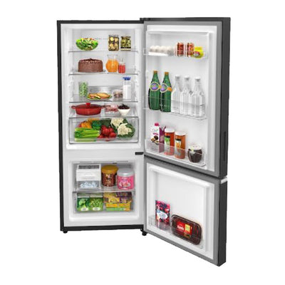 Whirlpool 290L Bottom Mount Fridge/Freezer in Dark Stainless Steel (WB3260IUBL)