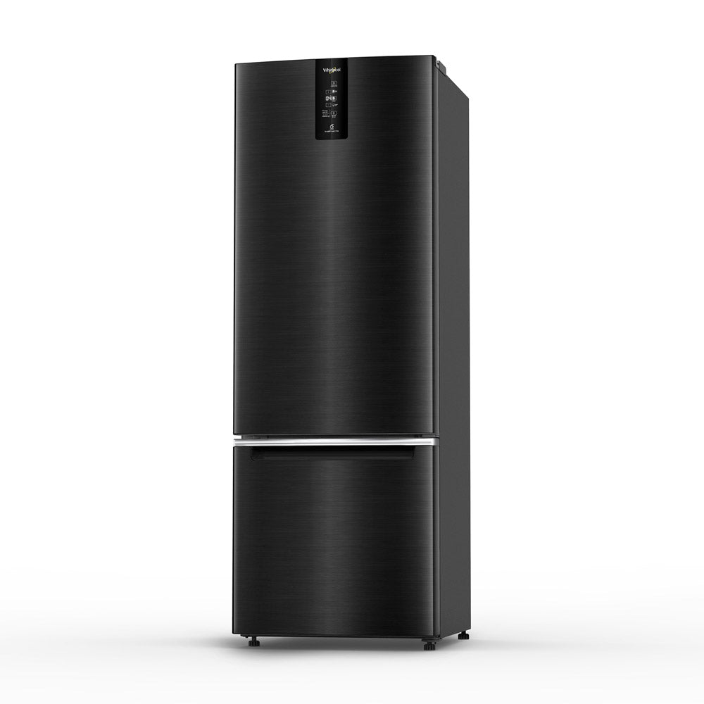 Whirlpool 313L Bottom Mount Fridge/Freezer in Dark Stainless Steel (WB3560EUBL)