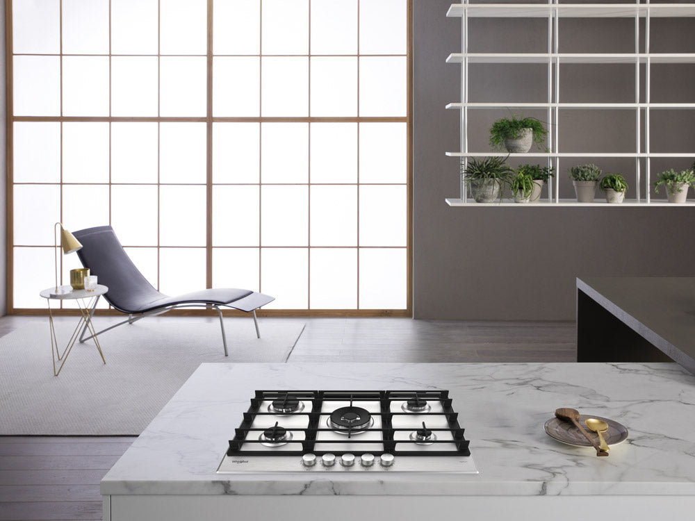 Whirlpool 75cm 5 Burner Stainless Steel Gas Cooktop (GMWL758IXLAUS)
