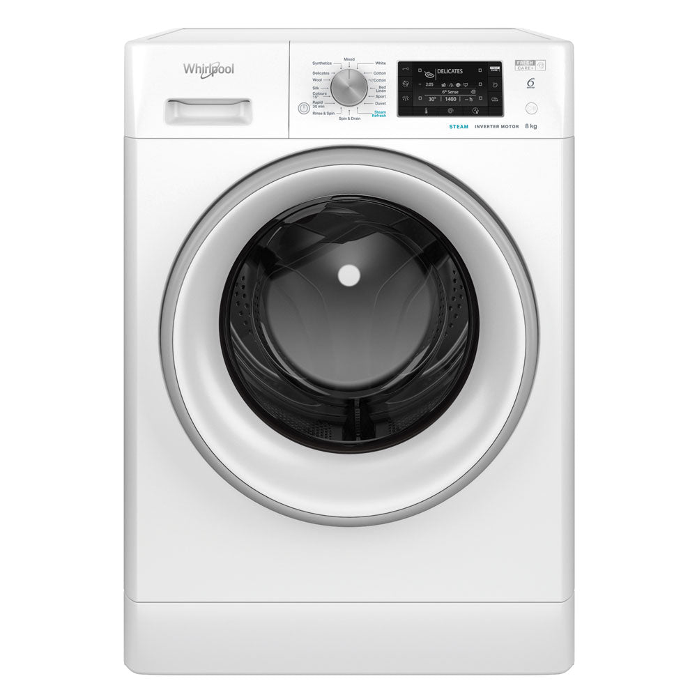Whirlpool 8kg Front Load Washer & 9kg Heat Pump Dryer Premium Laundry Bundle