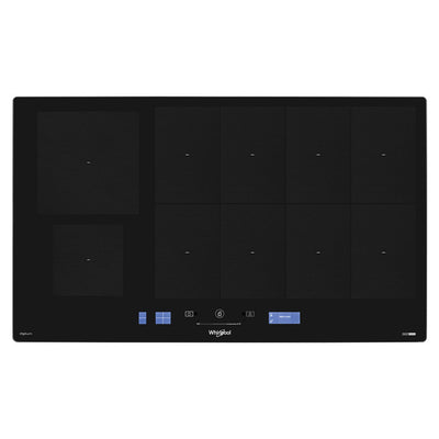 Whirlpool 90cm Full-Flexi 10 Zone Induction Cooktop With Assisted Display (SMP9010CNEIXL)