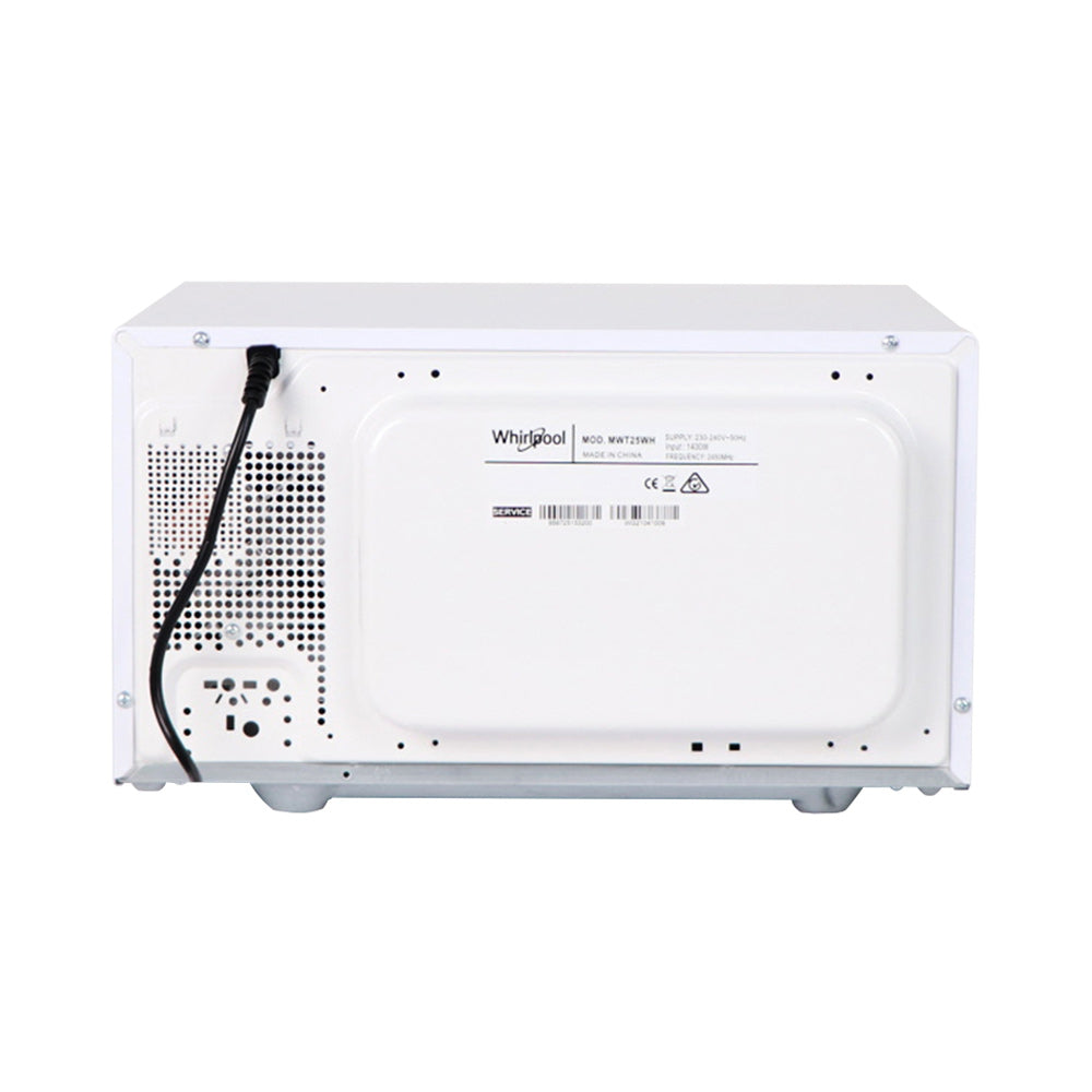 Whirlpool 25L Solo Microwave In White (MWT25WH)
