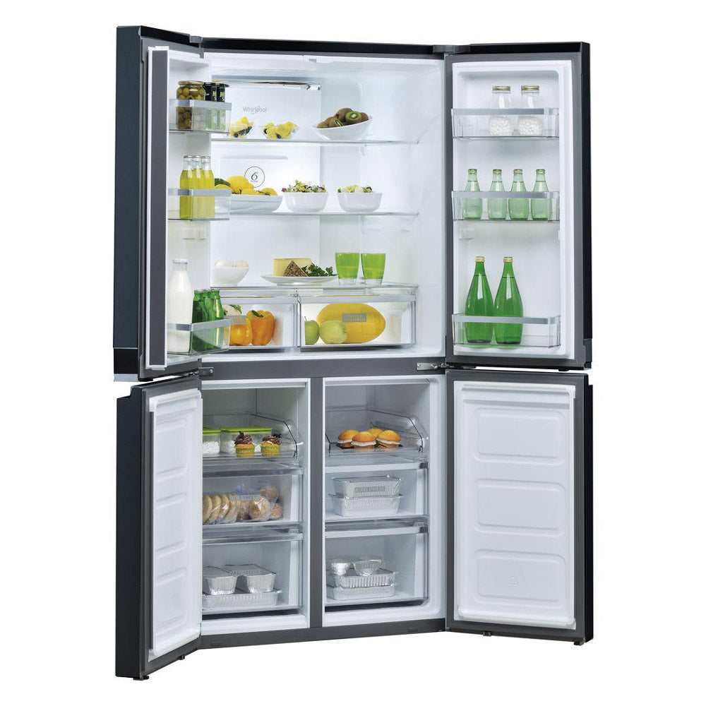 Whirlpool 594L French Door Fridge/Freezer in Black Stainless Steel (WQ70900SBX)