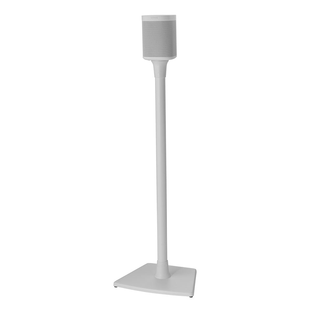 Pair Of Sanus Speaker Stands For Sonos One, SL, Play:1 & Play:3 in White (WSS22-W2)
