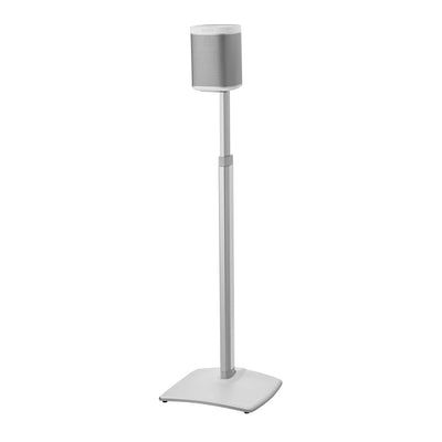 Sanus Adjustable Height Speaker Stand For Sonos One, SL, Play:1 & Play:3 in White (WSSA1-W2)