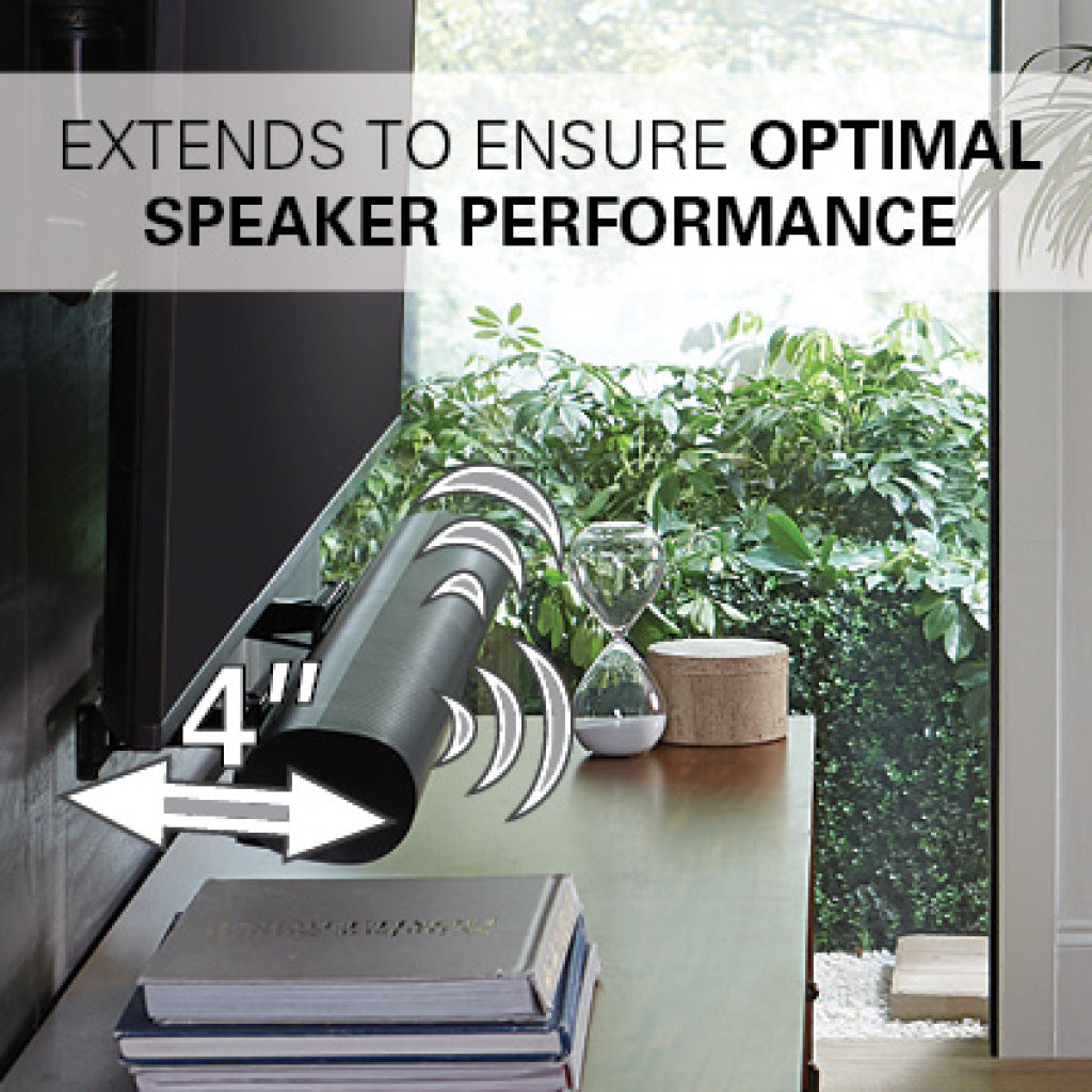 Sanus Extendable Soundbar TV Mount for Sonos Arc Speaker Black