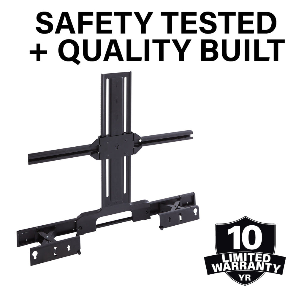 Sanus Extendable Soundbar TV Mount for Sonos Arc Speaker Black (WSSATM1-B2)