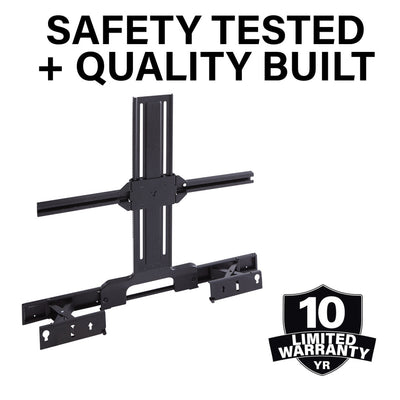 Sanus Extendable Soundbar TV Mount for Sonos Arc Speaker Black (WSSATM1-B2)