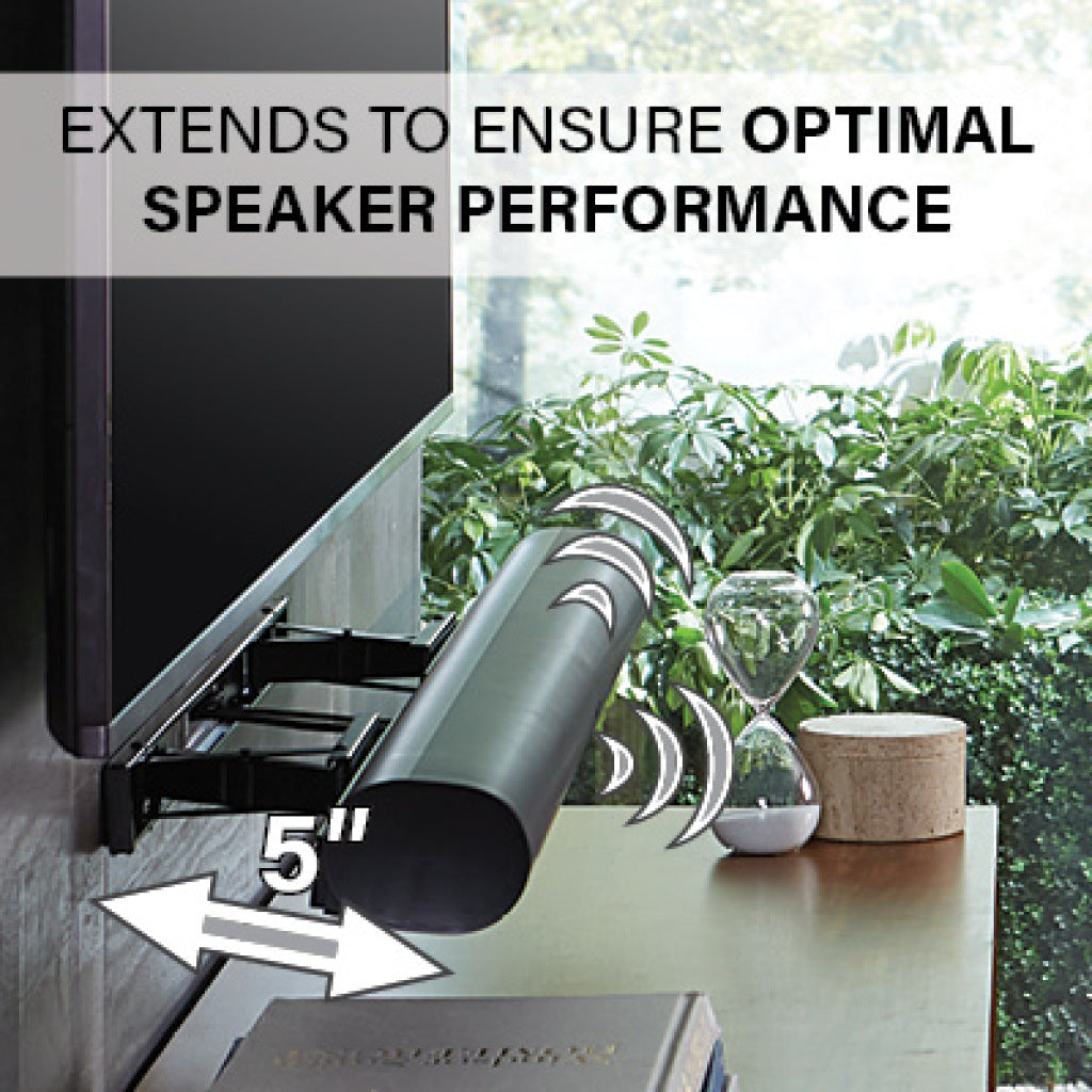 For Sonos Best Sonos Arc Wall Mount Sanus Extendable Soundbar Wall