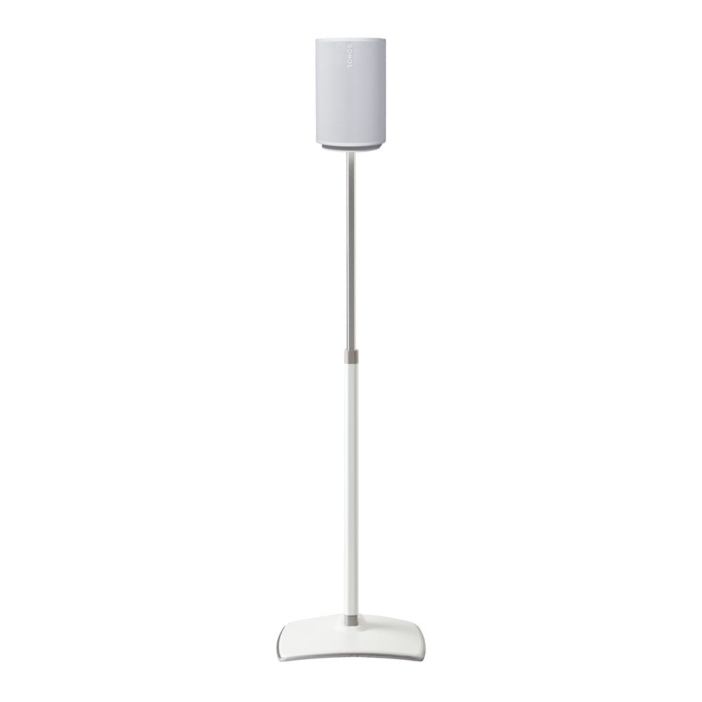 Sanus Height-Adjustable Speaker Stand for Sonos Era 100 Speaker in White (WSSE1A1-W2)