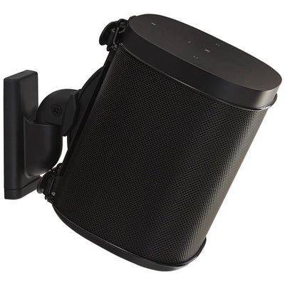 Sanus Swivel And Tilt Speaker Wall Mount For Sonos One, SL, Play:1 & Play:3 In Black (WSWM21-B2)