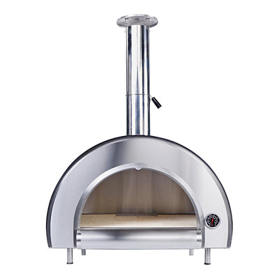 Smart Built-In Wood Fired Pizza Oven In Black & Stainless Steel Finish (PW01)