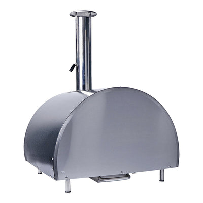 Smart Built-In Wood Fired Pizza Oven In Black & Stainless Steel Finish (PW01)