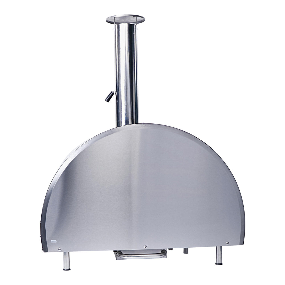 Smart Built-In Wood Fired Pizza Oven In Black & Stainless Steel Finish (PW01)